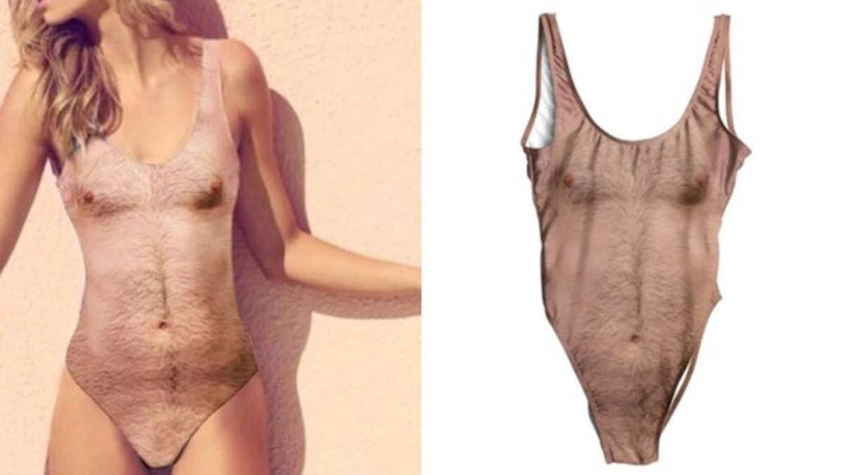 Ex de Cristiano entre las modelos que se unen a la moda del bañador peludo