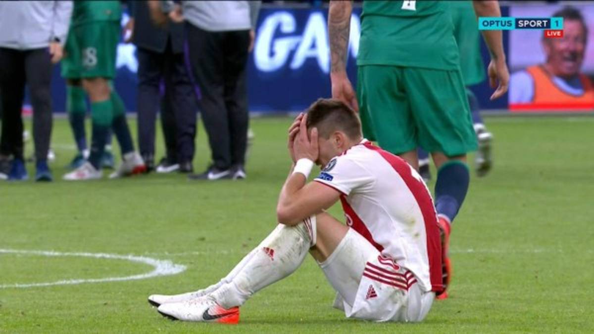 ¡Llanto y tristeza! Las imágenes del Ajax tras quedar fuera de la final de Champions