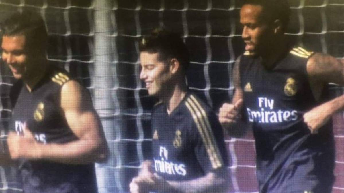 Real Madrid: Sorpresa en el entrenamiento con el regreso de James Rodríguez