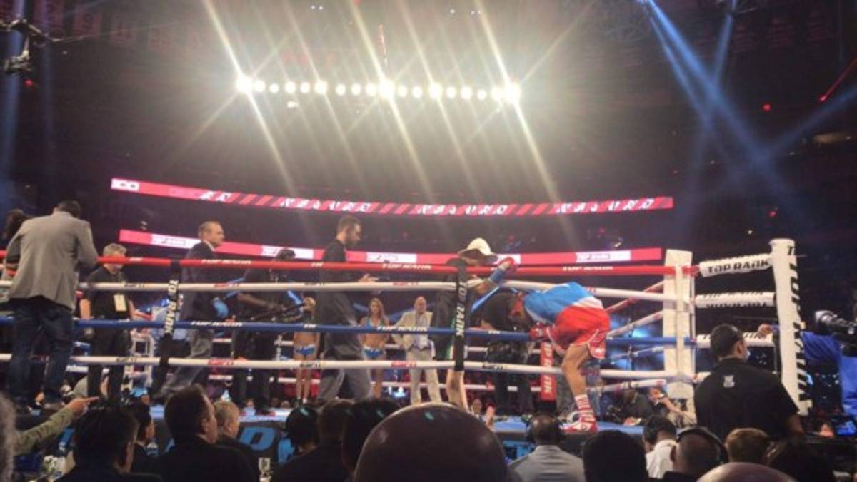 Teófimo López vs Edis Tatli: Ambientazo en el Madison Square Garden previo al combate