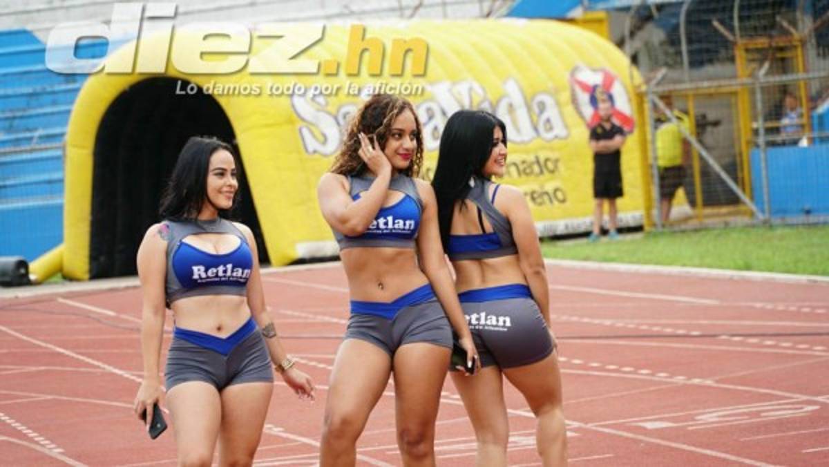 ¡ESPECTACULARES! Las bellezas que adornaron la final Real España - Motagua
