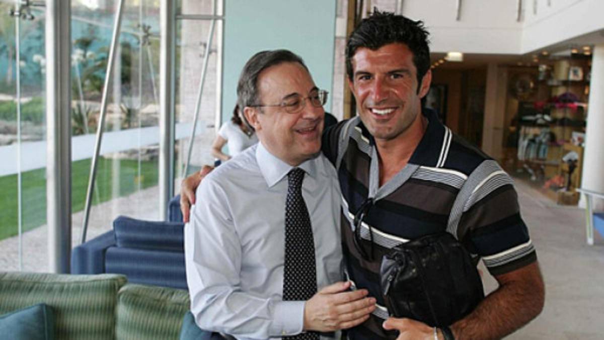 Luis Figo asegura que fue suplente por orden de Florentino Pérez