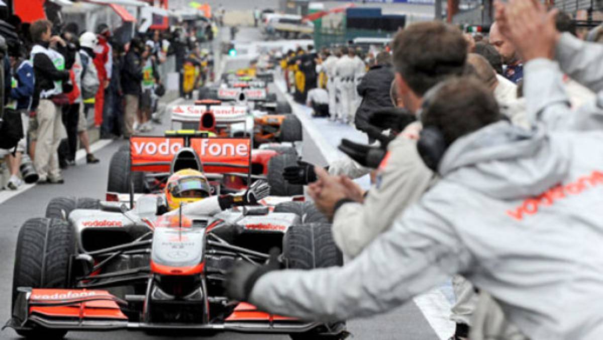 Hamilton gana el Gran Premio de Bélgica
