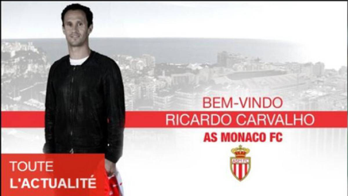 Ricardo Carvalho, nuevo jugador del Mónaco