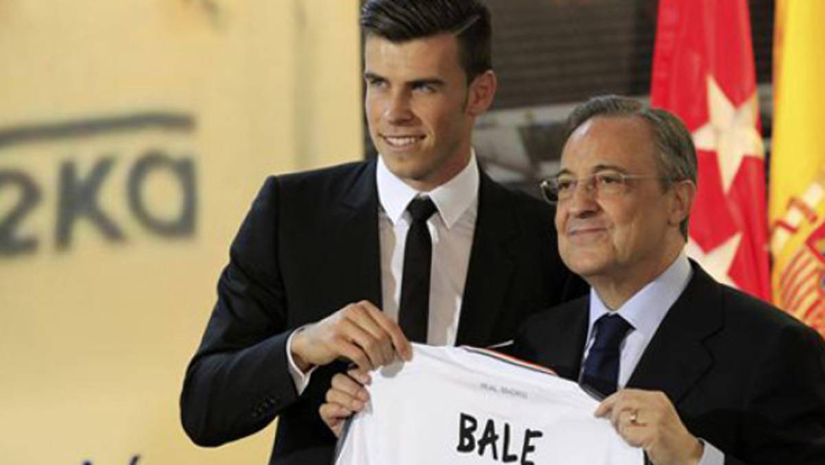 Florentino Pérez: 'Finalmente lo hemos logrado y Bale está con nosotros'