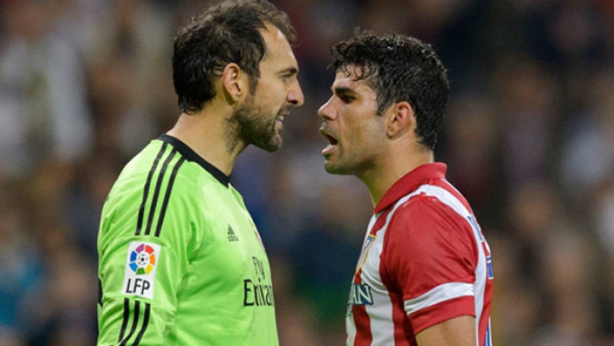 VIDEO: Las 'caricias' entre Diego López y Costa