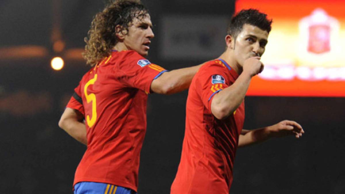 Puyol y Villa acompañaran a España en final de la Euro