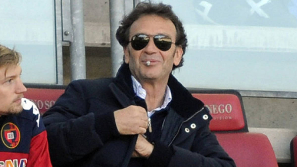 Massimo Cellino, quien llevó a David Suazo a Italia, deja el Cagliari