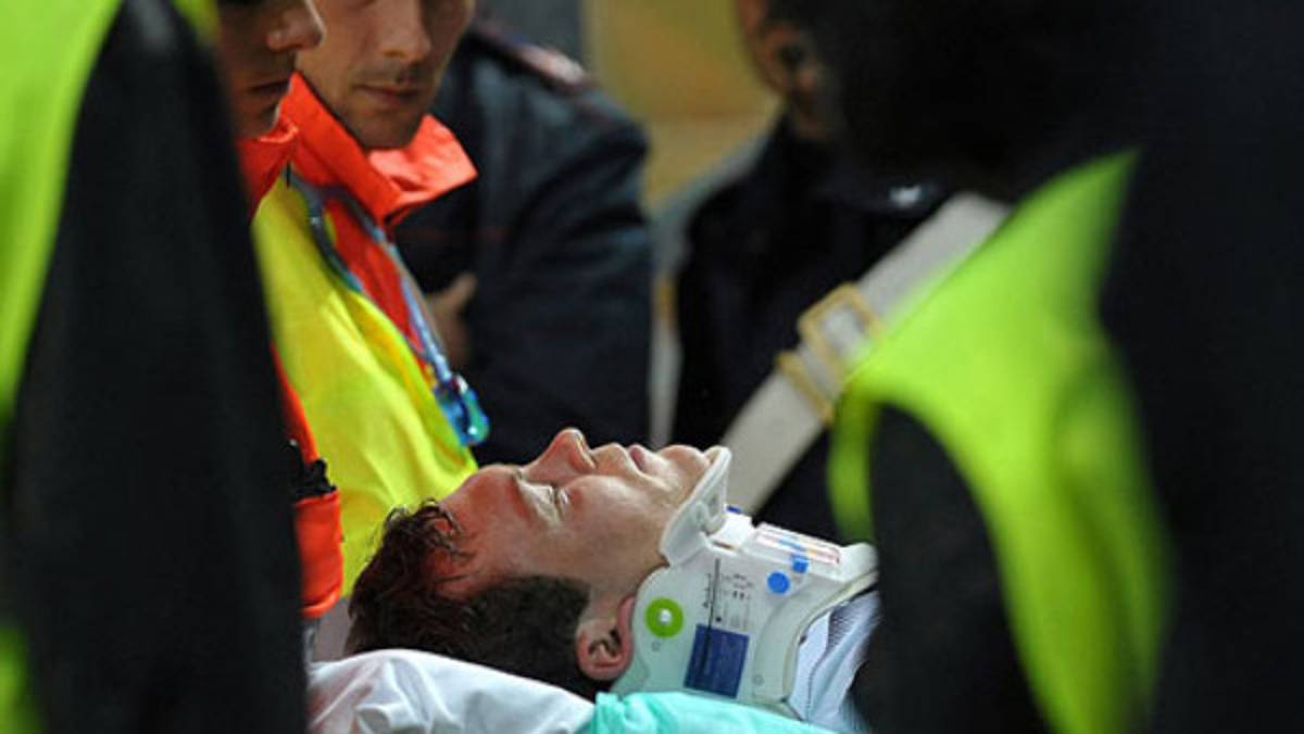 Jugador de Juventus festejó en el hospital