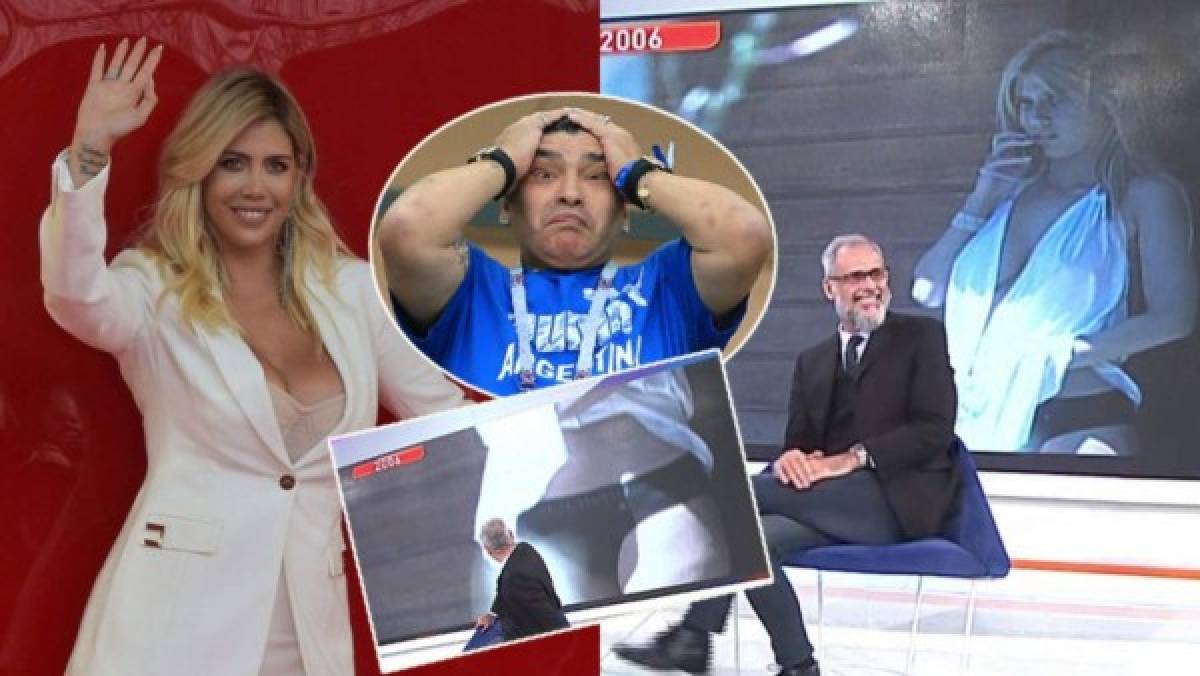 Le sacan los trapitos al sol a Wanda con Maradona y Demichelis tras el escándalo de Icardi: 'Ella me hizo lo mismo'