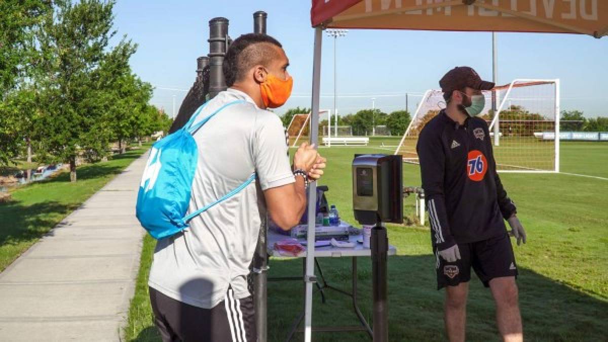 ¡Los hondureños llegaron con mascarilla! El regreso de los clubes de la MLS a los entrenos