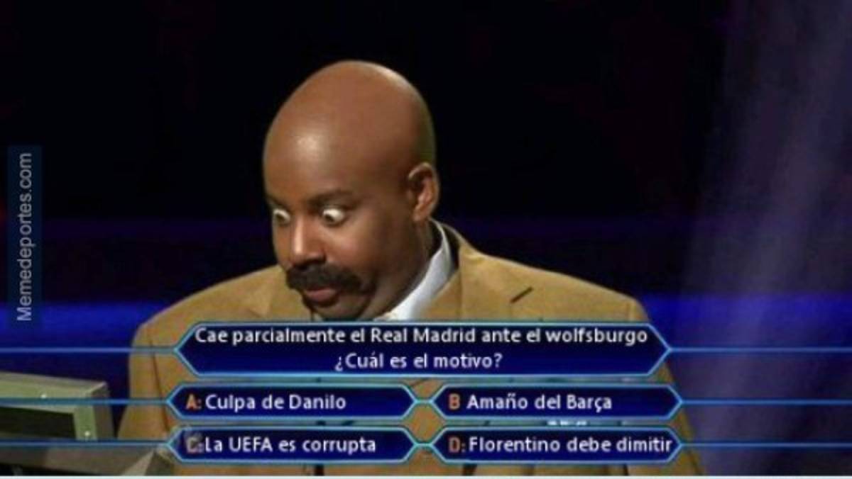 Destruyen en memes al Real Madrid tras perder ante Wolfsburgo