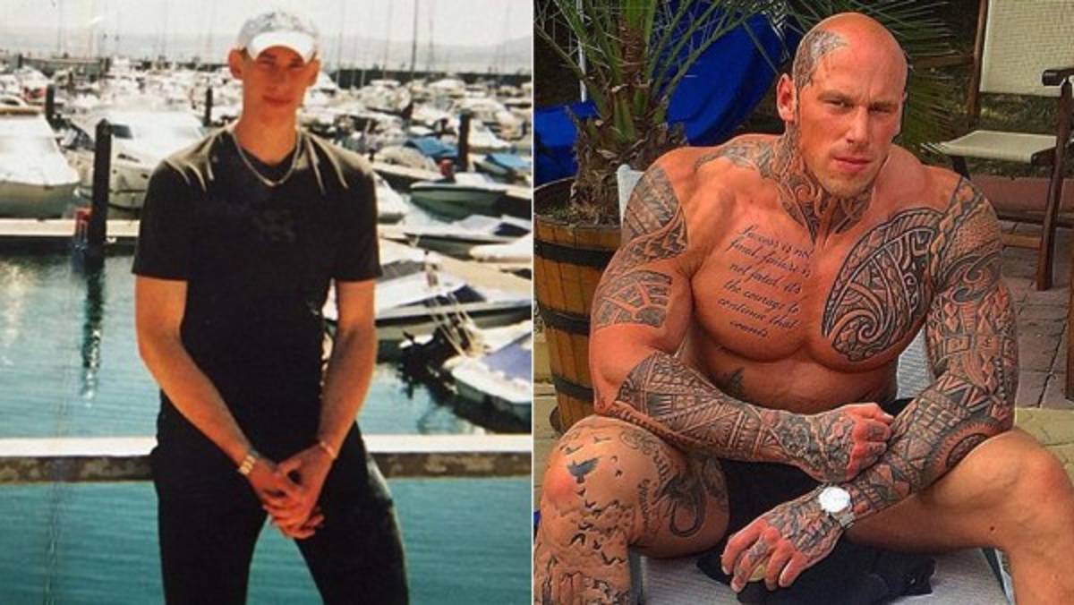 FOTOS: Mirá el espectacular cambio de Martyn Ford, de flaco y padecer bullying a musculoso