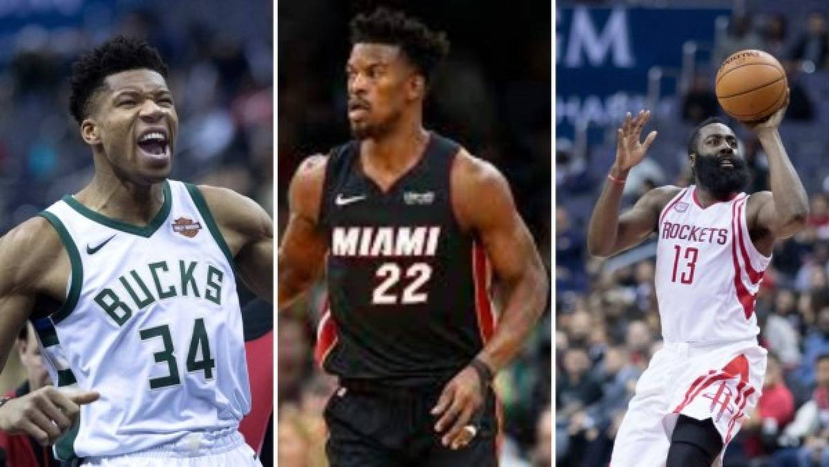 Giannis, Butler y Harden dan cátedra el miércoles en la NBA