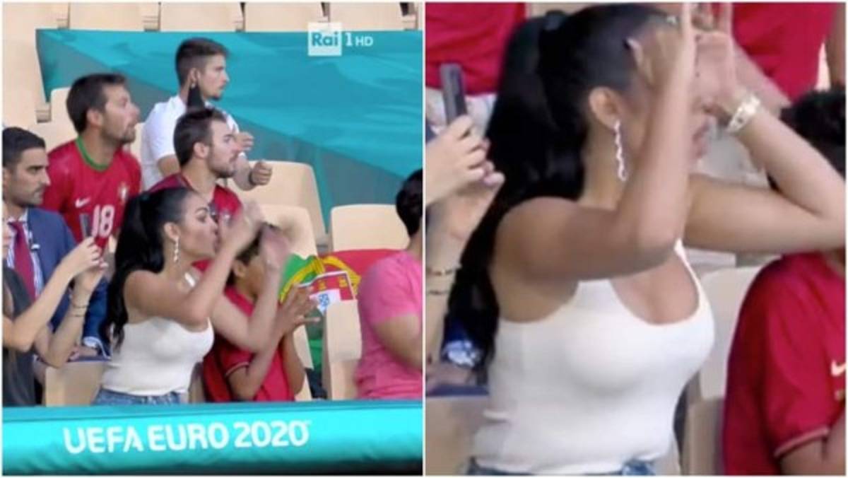 Bellezas: Georgina Rodríguez y sus amigas deslumbran en el estadio durante el Portugal-Bélgica