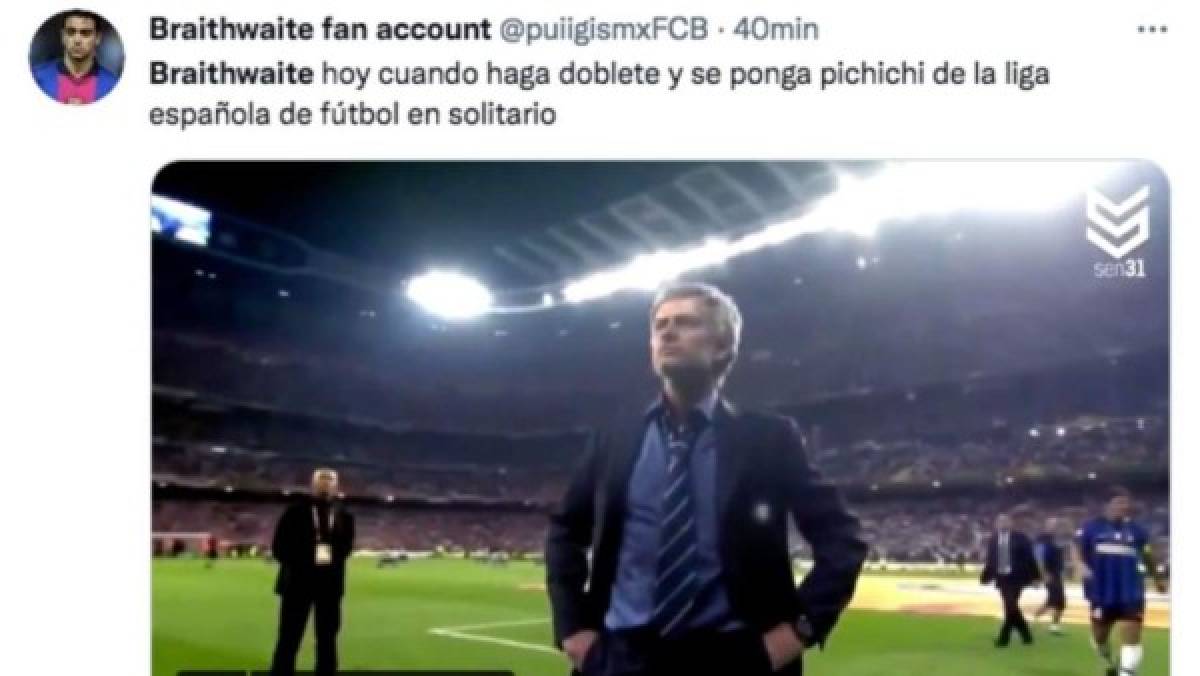 Barcelona empató: los memes hacen pedazos a Braithwaite y Depay; no se olvidan de Messi  