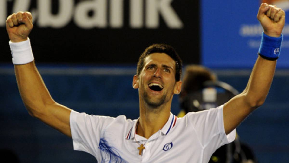 Djokovic sudó mucho, pero jugará la final contra Nadal