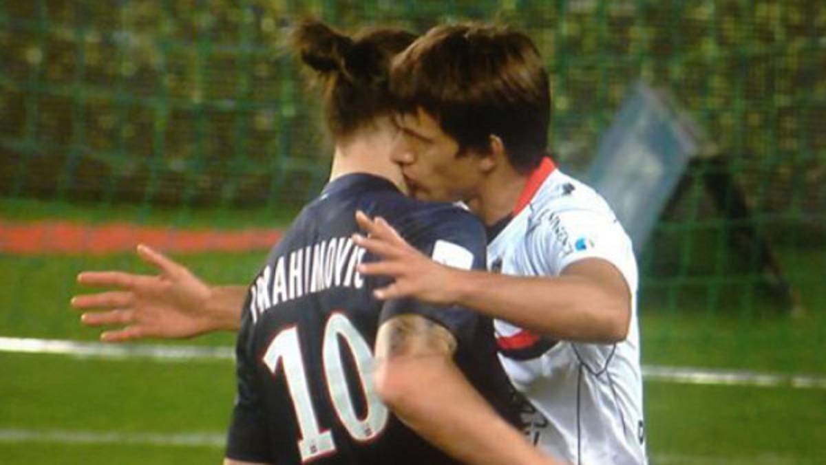 VIDEO: El beso de Renato Civelli a Zlatan Ibrahimovic