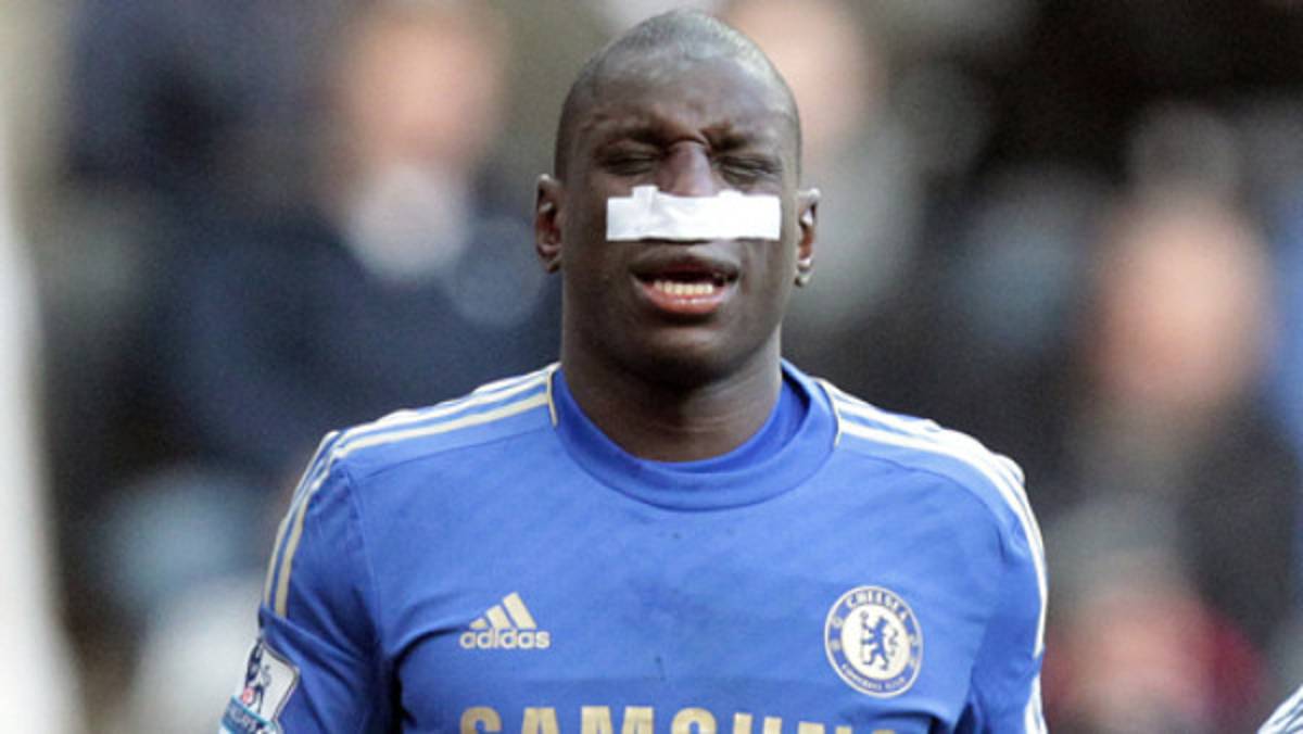 VIDEO: Coloccini le rompió la nariz a Demba Ba