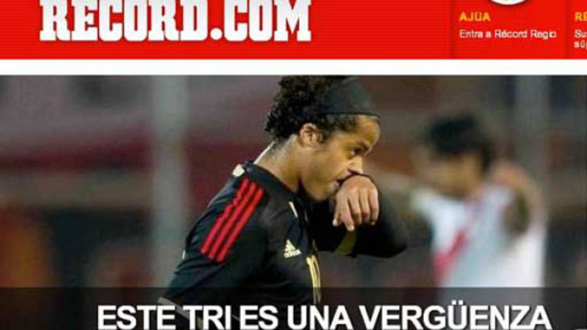 Prensa: 'Este Tri es una vergüenza'