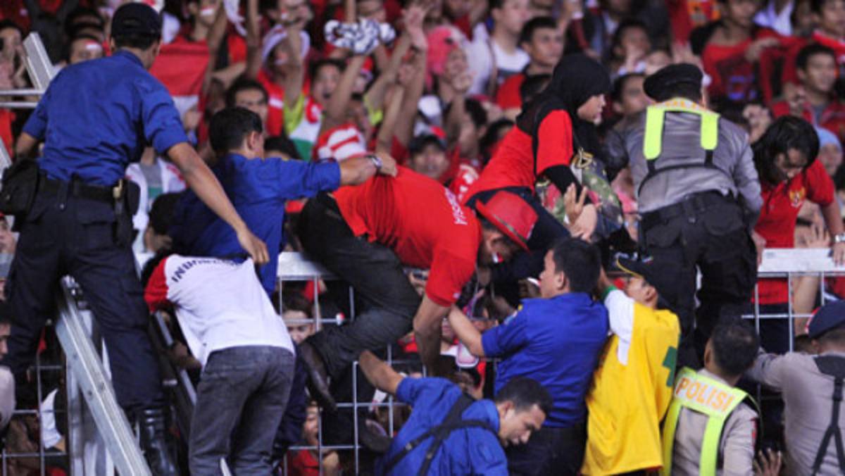 Tragedia durante una final de fútbol