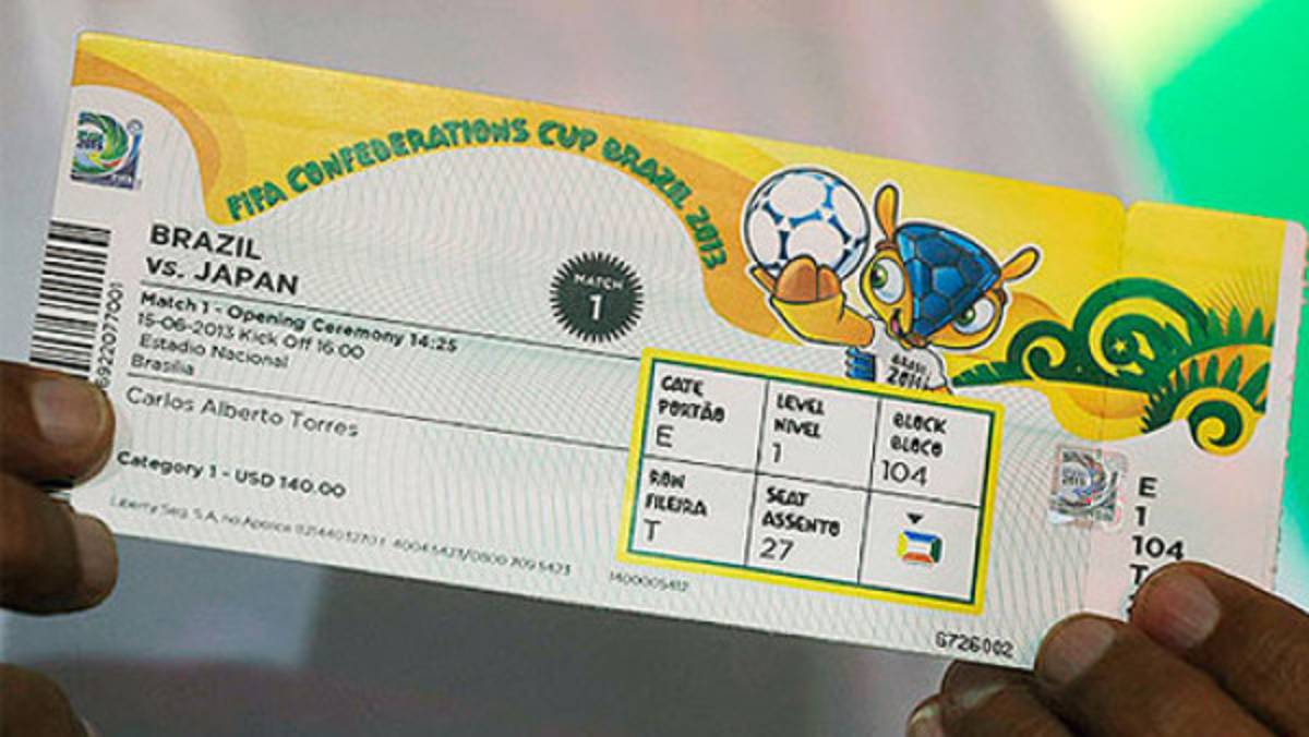 FIFA garantiza combate a revendedores durante el Mundial de Brasil