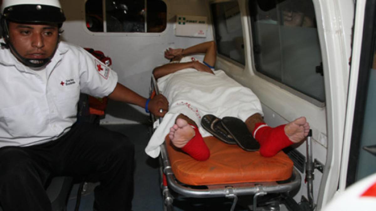 Ramiro Brushi fue llevado al hospital