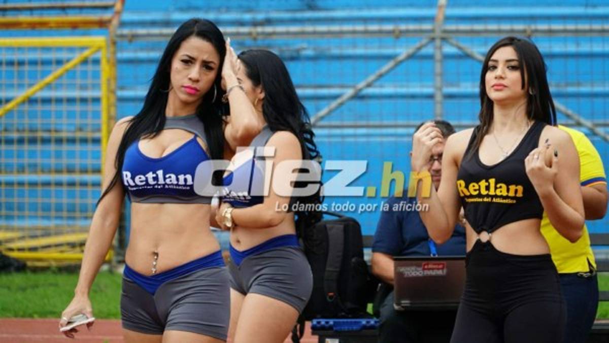 ¡ESPECTACULARES! Las bellezas que adornaron la final Real España - Motagua