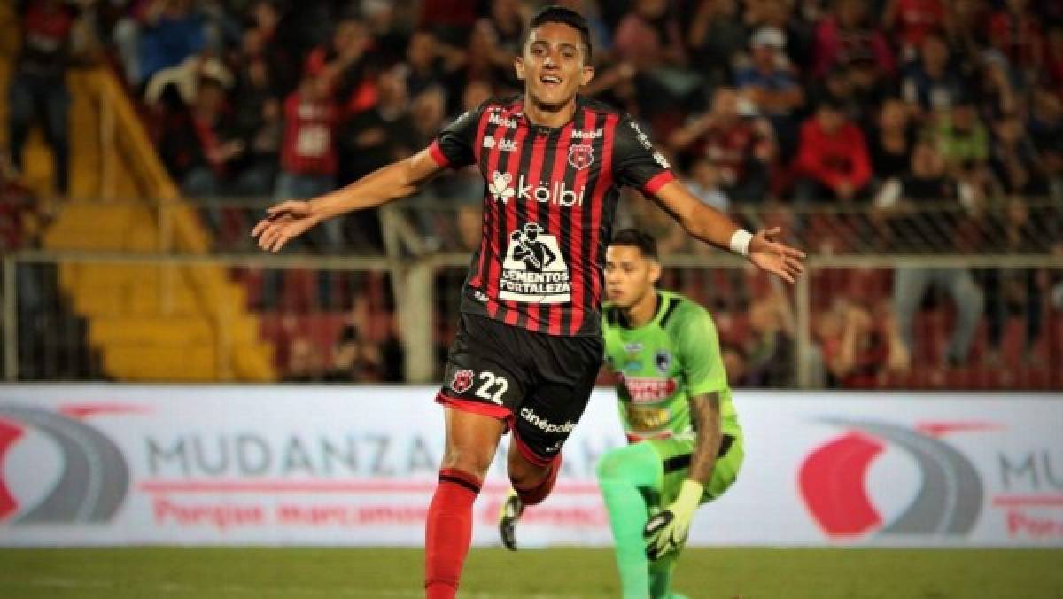 ¿Y Alex López? El poderoso y explosivo 11 del Alajuelense para echar a Olimpia de la Liga Concacaf