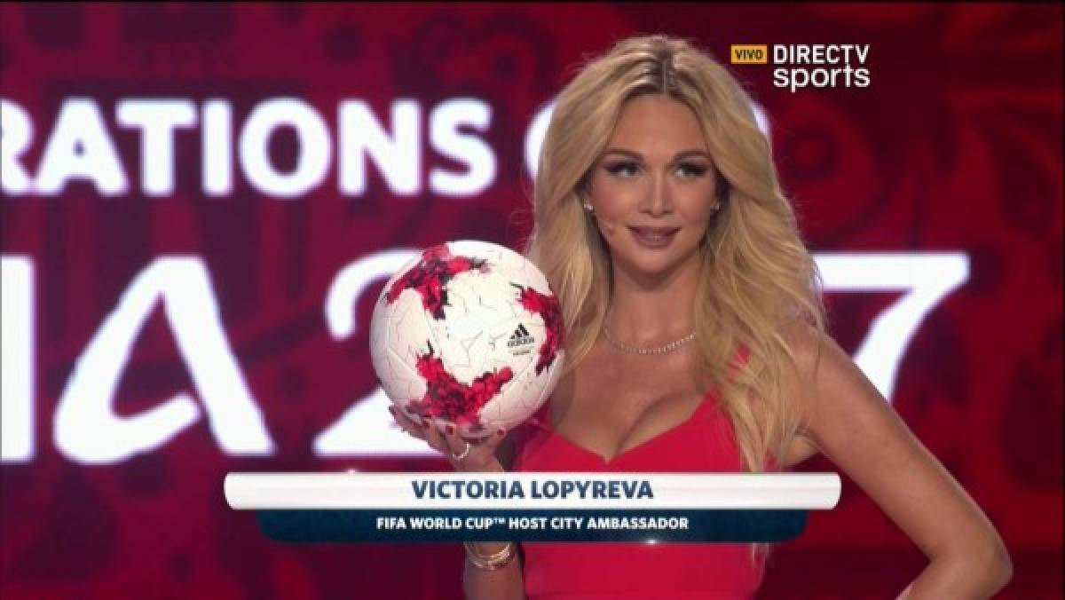 Victoria Lopyreva, la hermosa embajadora del Mundial de Rusia 2018 que conoció la Bombonera