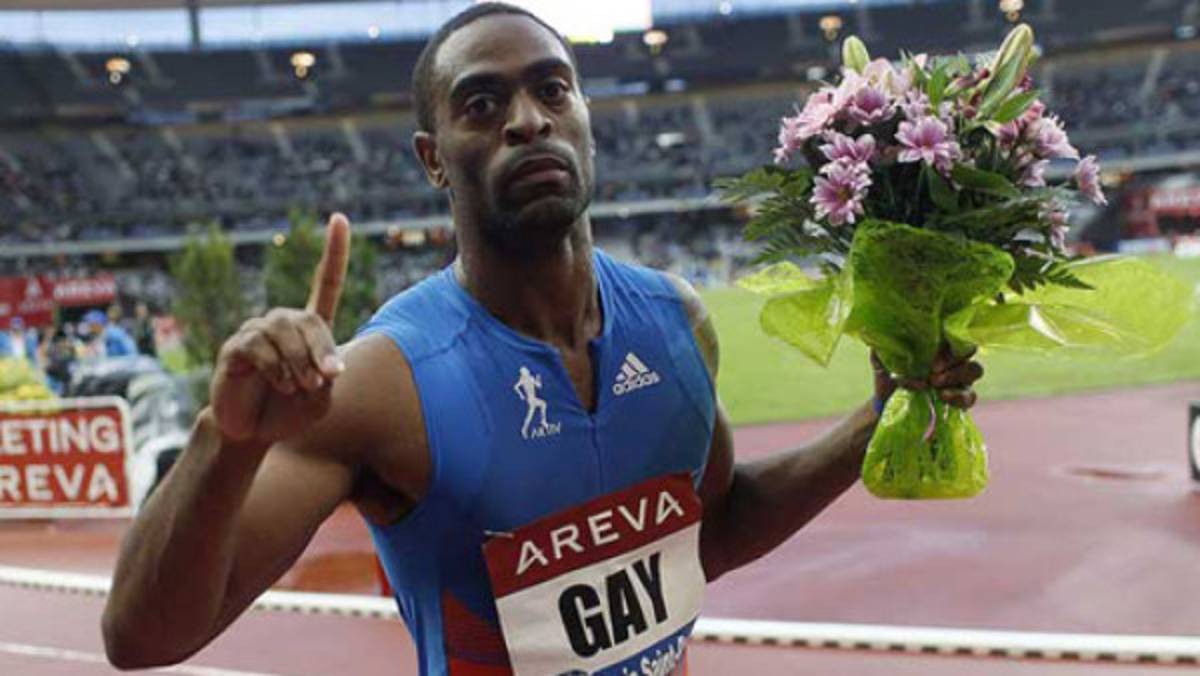 Tyson Gay dio positivo por esteroides, según la BBC