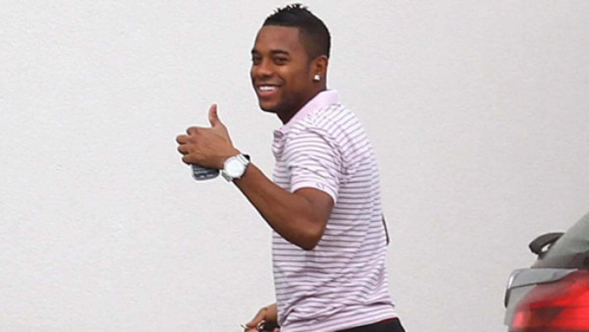 A Robinho le encantaría anotar en el Bernabéu