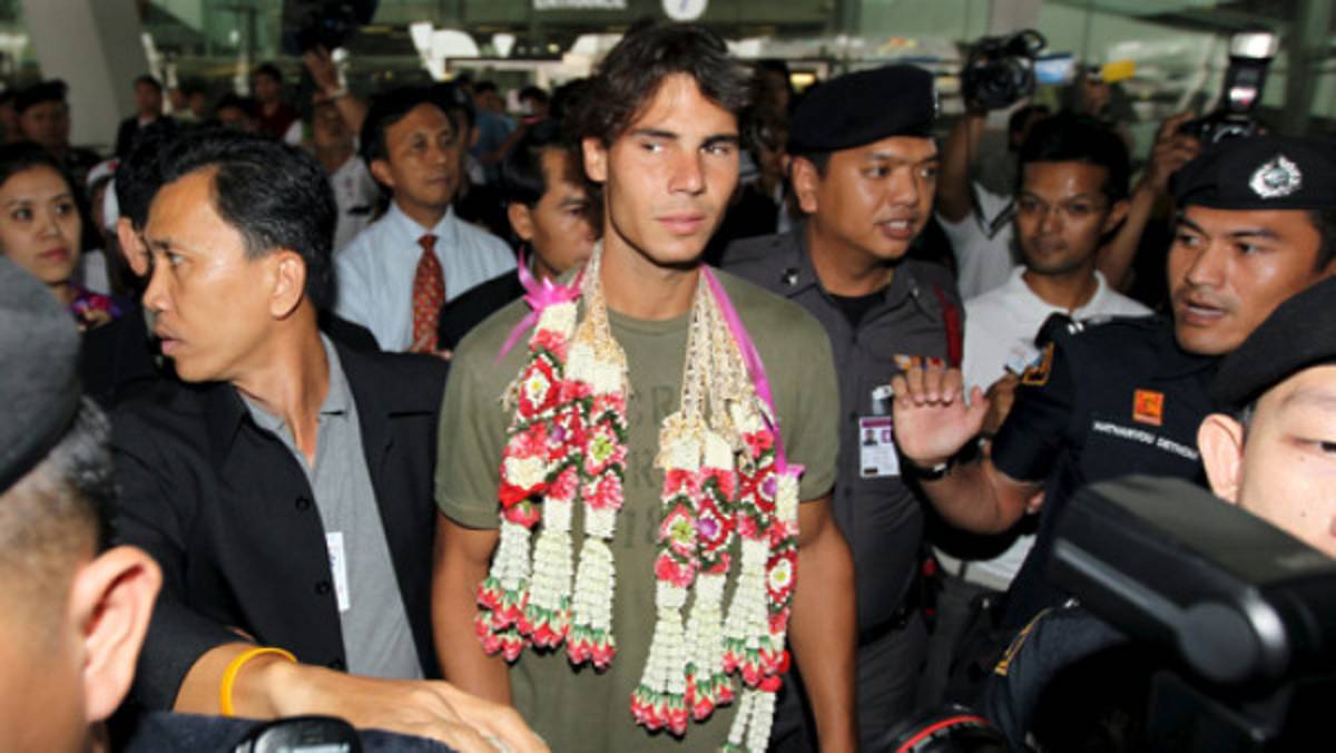 Nadal conoció a su rival en Bangkok