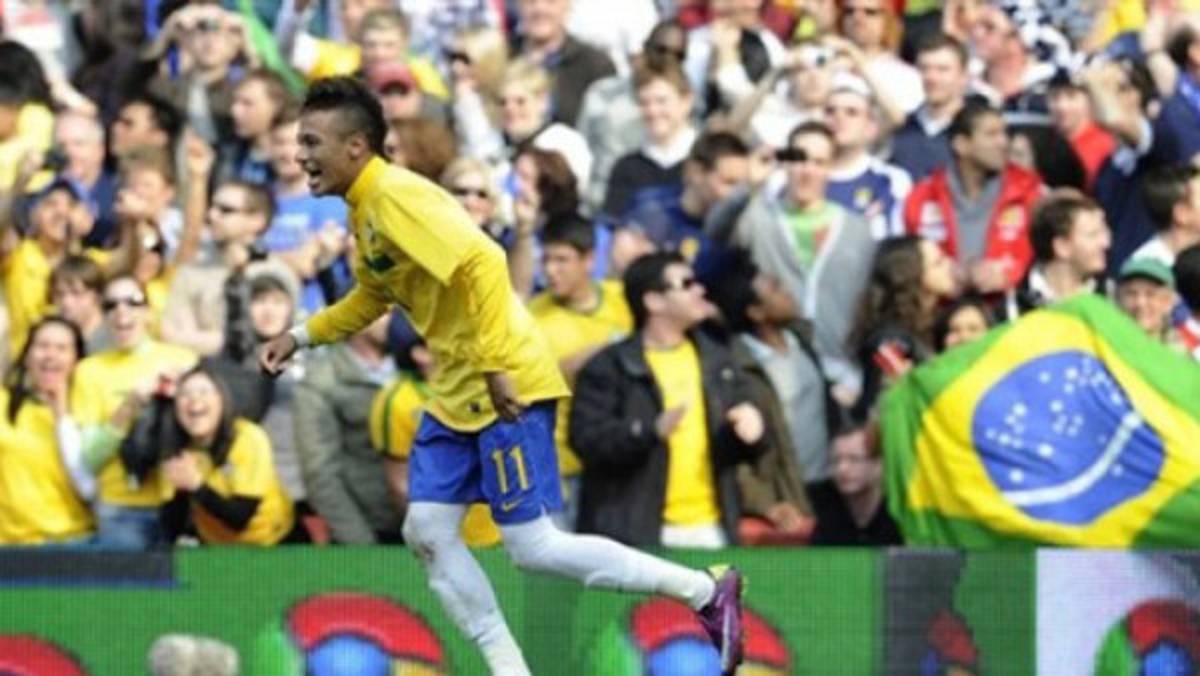 Neymar hizo brillar a Brasil