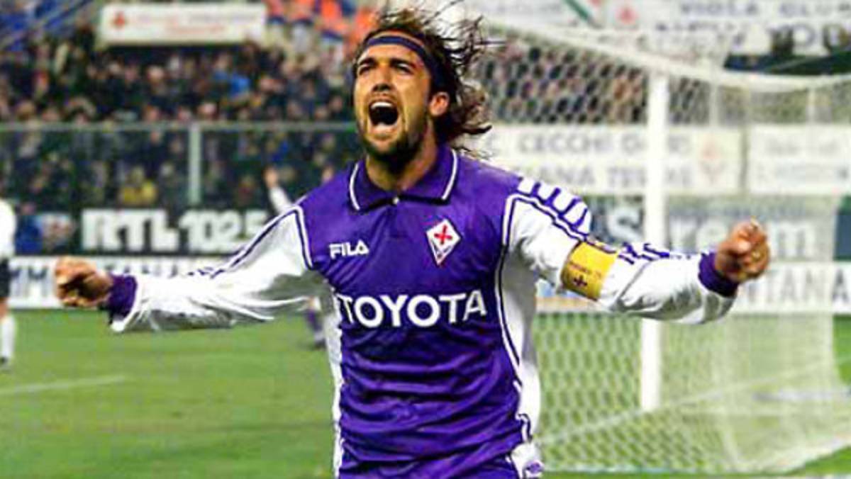 Gabriel Batistuta apenas puede pararse