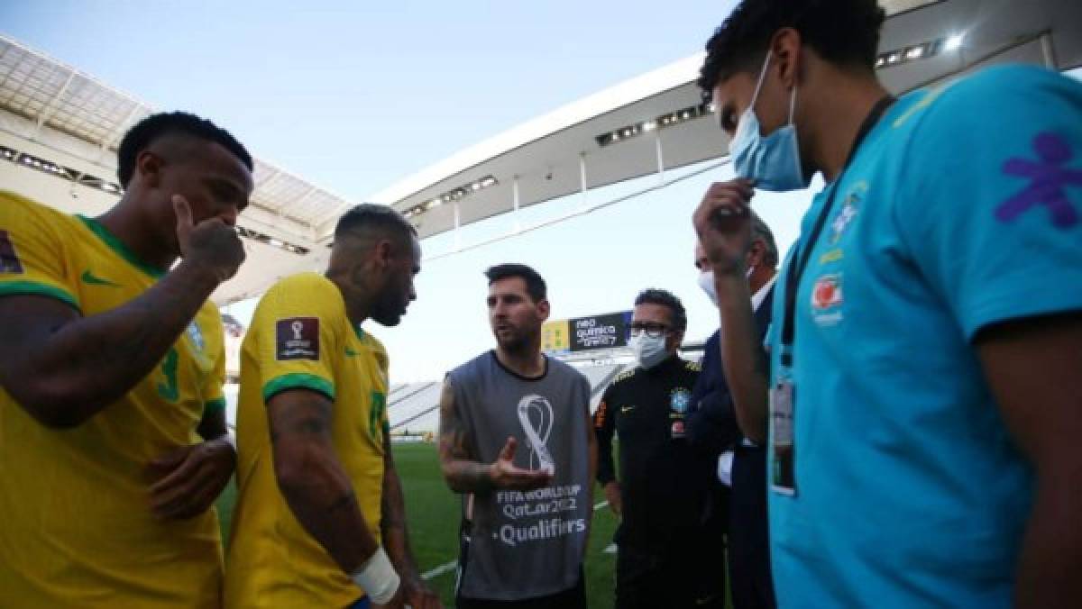 Revelaron por qué Messi salió con un chaleco de fotógrafo durante el escándalo de Brasil-Argentina