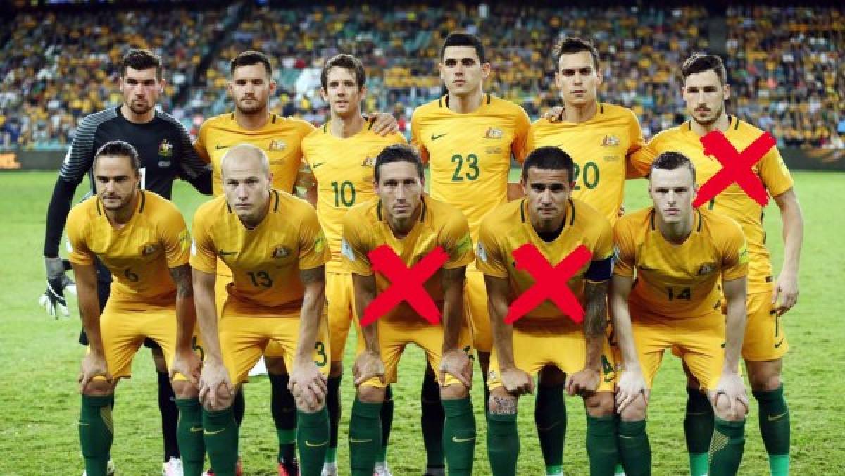 ¡EQUIPAZO! Así será el 11 de Australia para medirse el viernes a Honduras