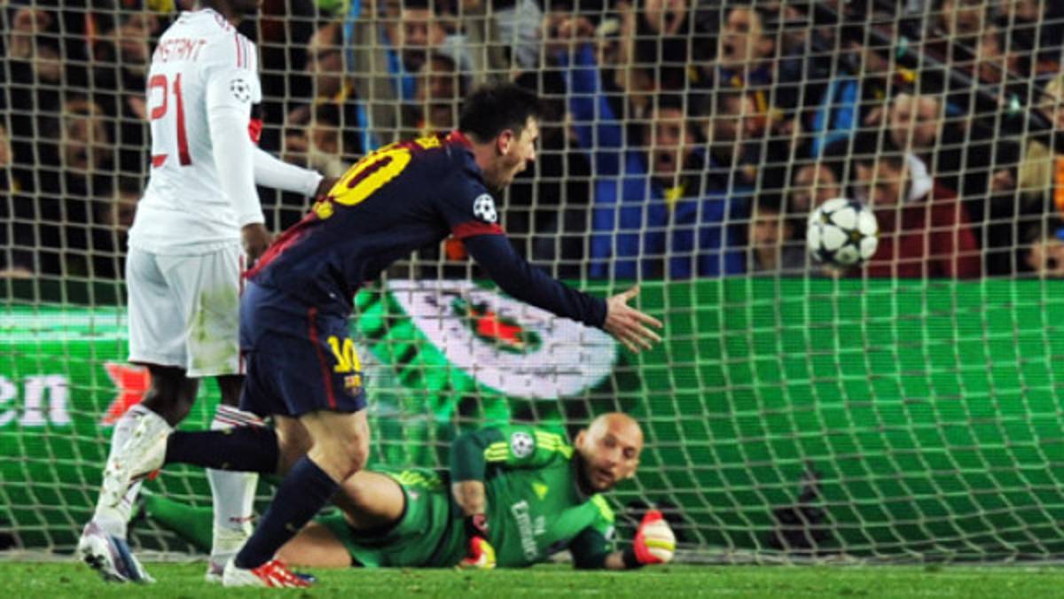 Messi superó a Nistelrooy entre los goleadores históricos de Champions