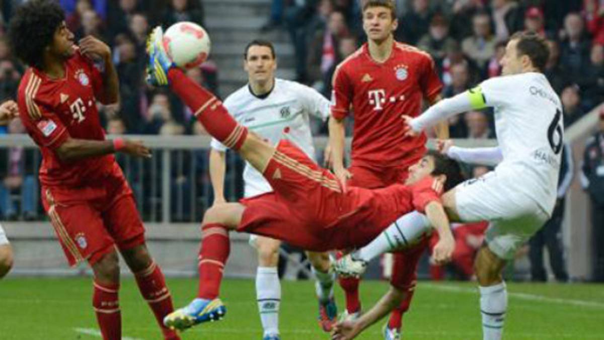 VIDEO: Javi Martínez marcó golazo de chilena con Bayern Munich