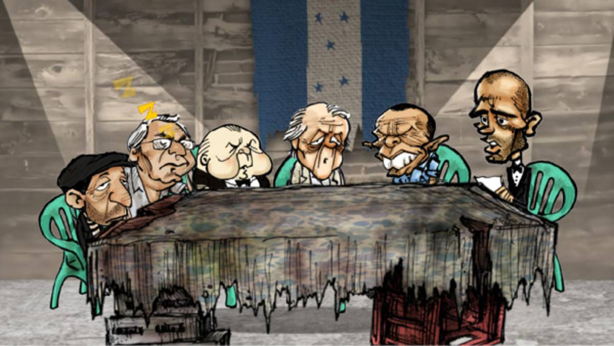 El análisis cómico en la mesa del rincón