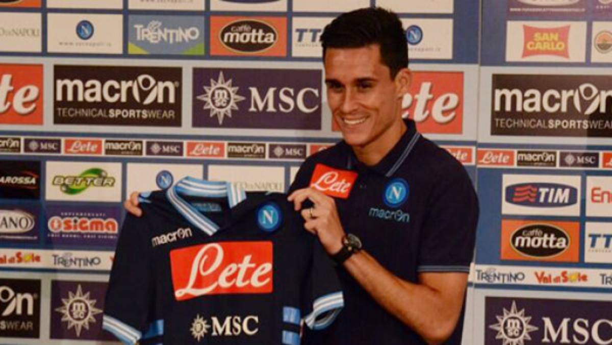 Callejón es presentado como jugador del Nápoli