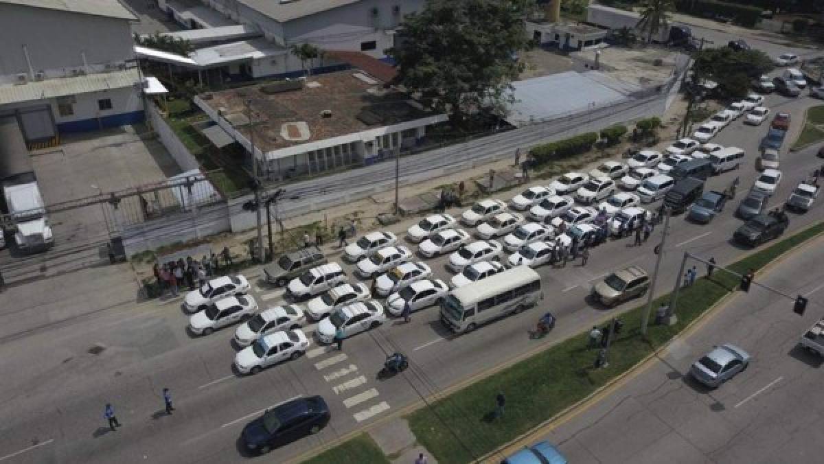 FOTOS: Así luce Honduras con el paro nacional de transporte