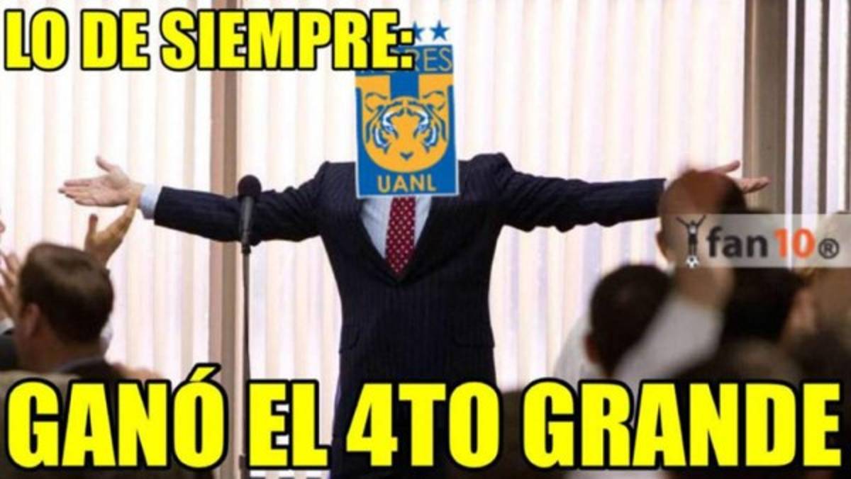 Los memes no perdonan a Tigres, pese a ganar en la final de ida ante León