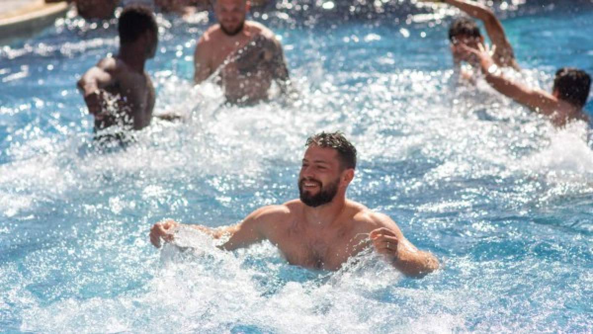 ¡Piscina, sol y risas! Así disfrutan los jugadores del Seattle Sounders en San Pedro Sula