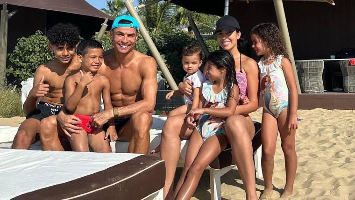 Impactante: revelaron el motivo que obligó a Cristiano Ronaldo y Georgina a tapar el rostro de sus hijos
