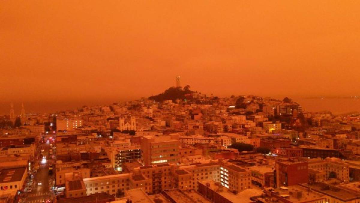 Impactantes fotos: Los cielos de San Francisco parecen una imagen de Apocalipsis