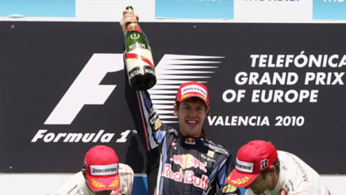 Vettel, feliz con su triunfo