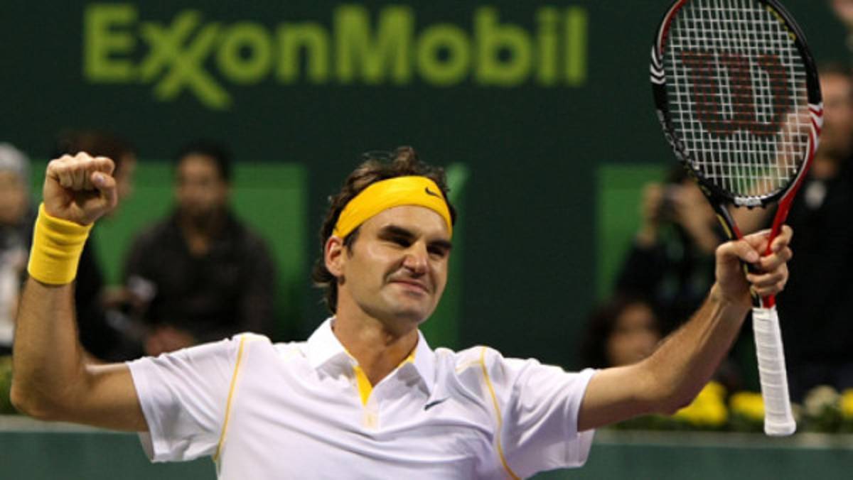 Roger Federer se corona en Doha