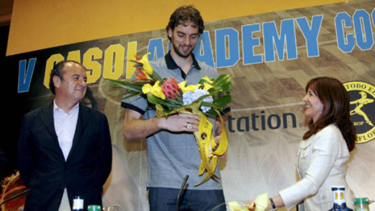 Gasol alentará desde las gradas a España