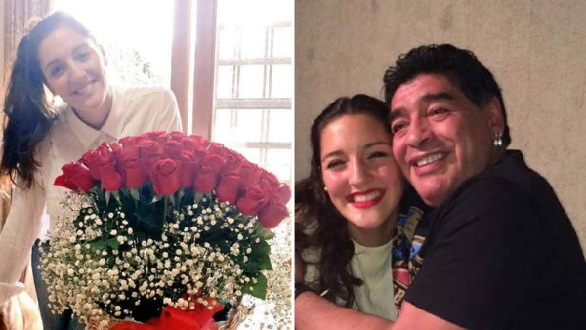 Ella es Jana Maradona, la bella hija de Diego Armando que muy pocos conocen